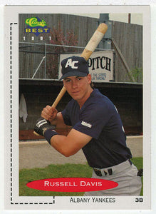 Russell Davis - Albany-Colonie Yankees (MLB - Minor League Baseball Card) 1991 Classic Best # 182 Mint