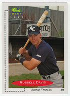 Russell Davis - Albany-Colonie Yankees (MLB - Minor League Baseball Card) 1991 Classic Best # 182 Mint