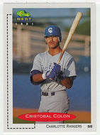 Cristobal Colon - Charlotte Rangers (MLB - Minor League Baseball Card) 1991 Classic Best # 183 Mint