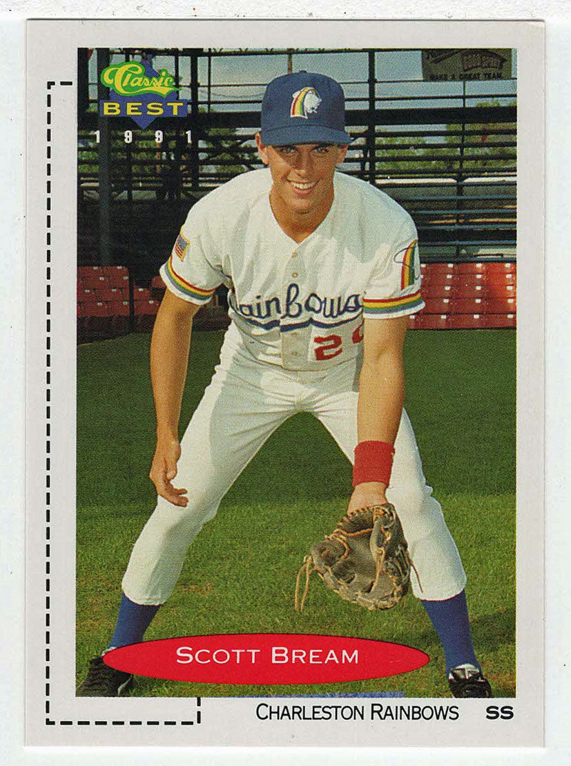 Scott Bream - Charleston Rainbows (MLB - Minor League Baseball Card) 1991 Classic Best # 184 Mint