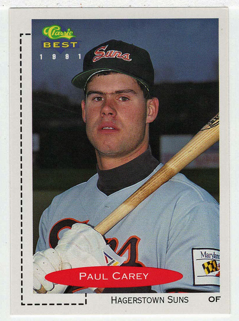 Paul Carey - Hagerstown Suns (MLB - Minor League Baseball Card) 1991 Classic Best # 190 Mint