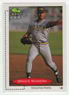 Oreste Marrero - Stockton Ports (MLB - Minor League Baseball Card) 1991 Classic Best # 194 Mint