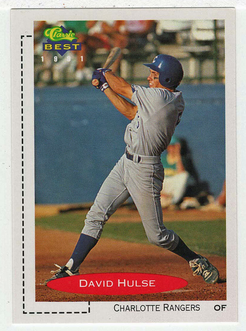 David Hulse - Charlotte Rangers (MLB - Minor League Baseball Card) 1991 Classic Best # 197 Mint