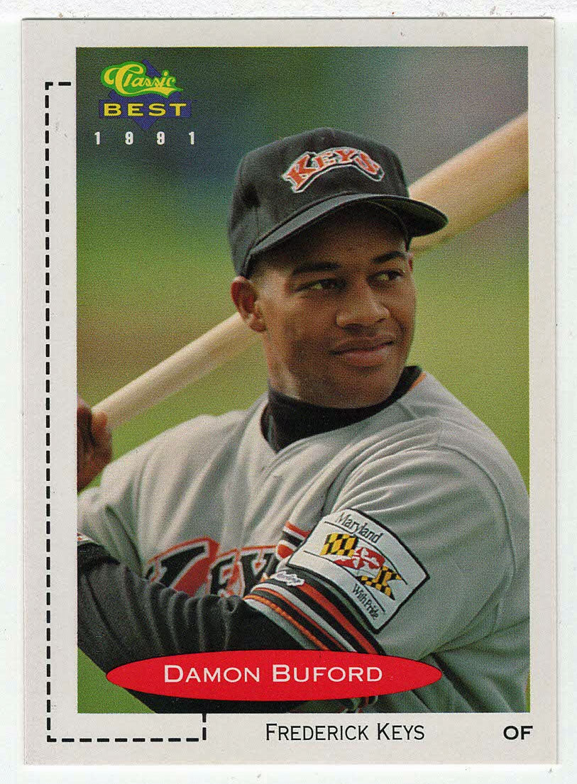 Damon Buford - Frederick Keys (MLB - Minor League Baseball Card) 1991 Classic Best # 198 Mint