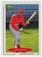 Jose Velez - Springfield Cardinals (MLB - Minor League Baseball Card) 1991 Classic Best # 208 Mint