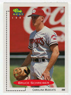 Bruce Schreiber - Carolina Mudcats (MLB - Minor League Baseball Card) 1991 Classic Best # 225 Mint