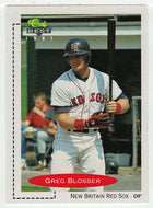 Greg Blosser - New Britain Red Sox (MLB - Minor League Baseball Card) 1991 Classic Best # 226 Mint