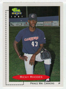 Ricky Rhodes - Prince William Cannons (MLB - Minor League Baseball Card) 1991 Classic Best # 235 Mint