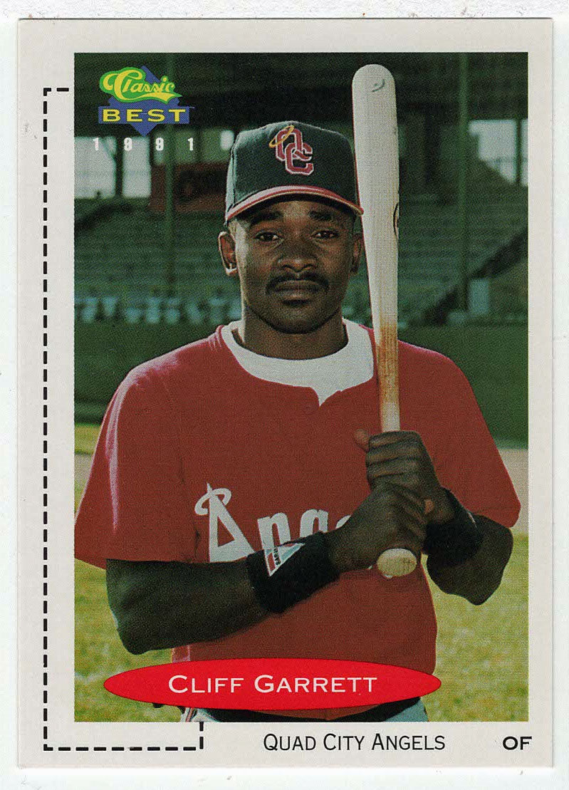 Cliff Garrett - Quad City Angels (MLB - Minor League Baseball Card) 1991 Classic Best # 248 Mint