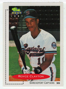 Royce Clayton - Shreveport Captains (MLB - Minor League Baseball Card) 1991 Classic Best # 251 Mint
