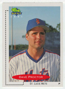Dave Proctor - St. Lucie Mets (MLB - Minor League Baseball Card) 1991 Classic Best # 257 Mint