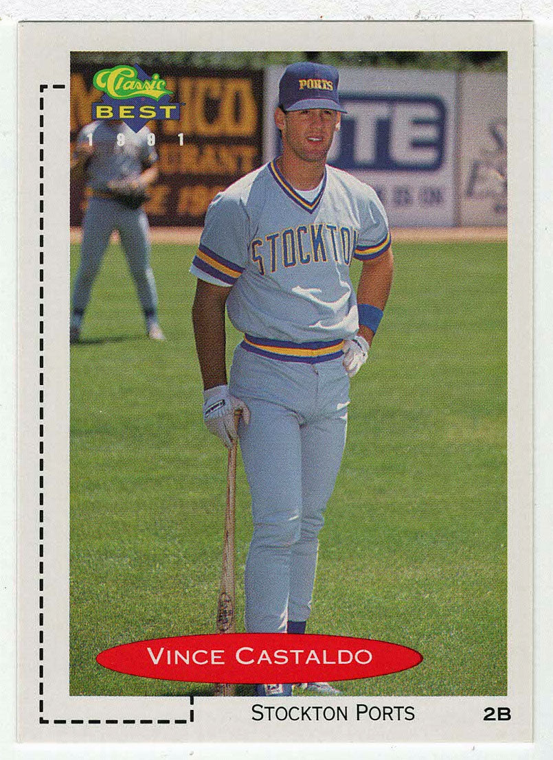 Vince Castaldo - Stockton Ports (MLB - Minor League Baseball Card) 1991 Classic Best # 264 Mint