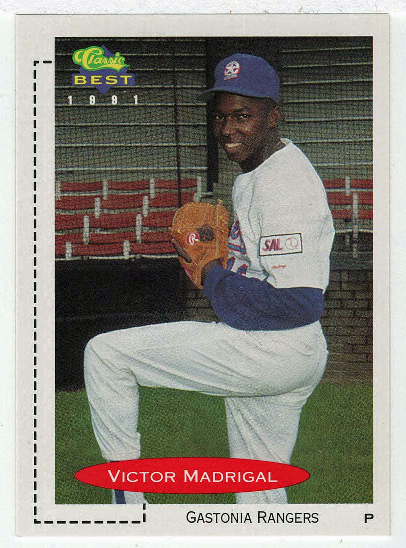 Victor Madrigal - Gastonia Rangers (MLB - Minor League Baseball Card) 1991 Classic Best # 266 Mint