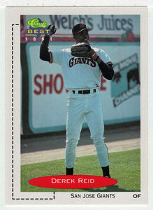 Derek Reid - San Jose Giants (MLB - Minor League Baseball Card) 1991 Classic Best # 273 Mint
