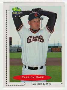 Patrick Rapp - San Jose Giants (MLB - Minor League Baseball Card) 1991 Classic Best # 275 Mint