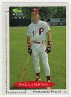 Mike Lieberthal - Spartanburg Phillies (MLB - Minor League Baseball Card) 1991 Classic Best # 290 Mint