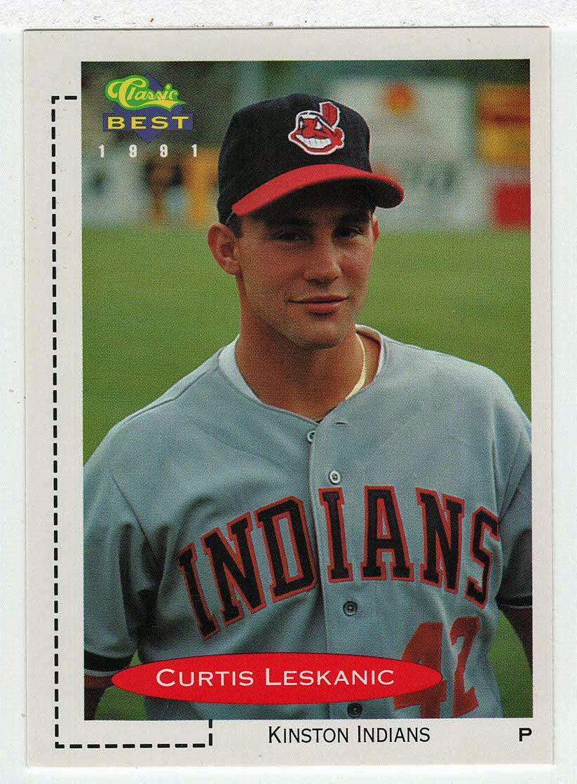 Curtis Leskanic - Kinston Indians (MLB - Minor League Baseball Card) 1991 Classic Best # 297 Mint
