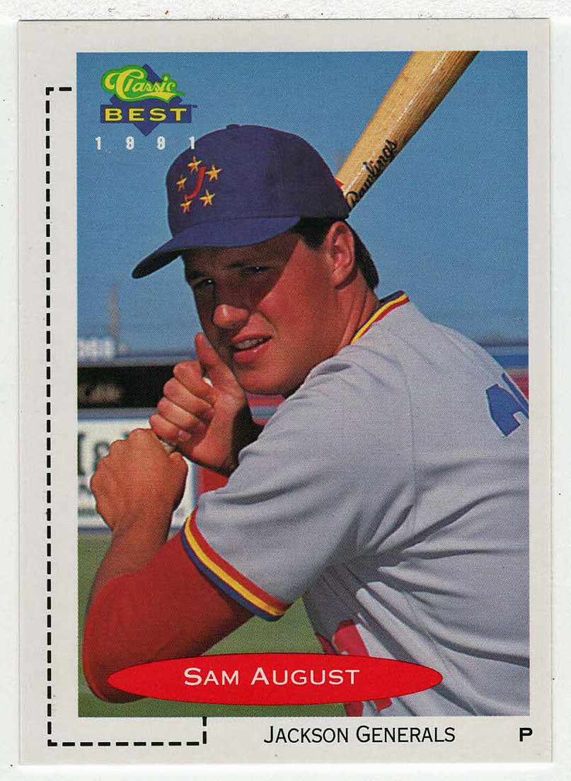 Sam August - Jackson Generals (MLB - Minor League Baseball Card) 1991 Classic Best # 298 Mint