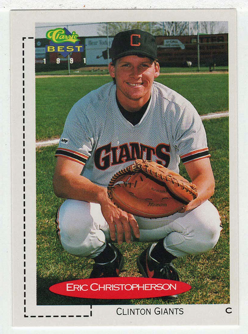 Eric Christopherson - Clinton Giants (MLB - Minor League Baseball Card) 1991 Classic Best # 320 Mint