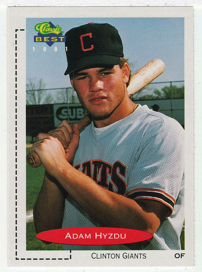 Adam Hyzdu - Clinton Giants (MLB - Minor League Baseball Card) 1991 Classic Best # 321 Mint