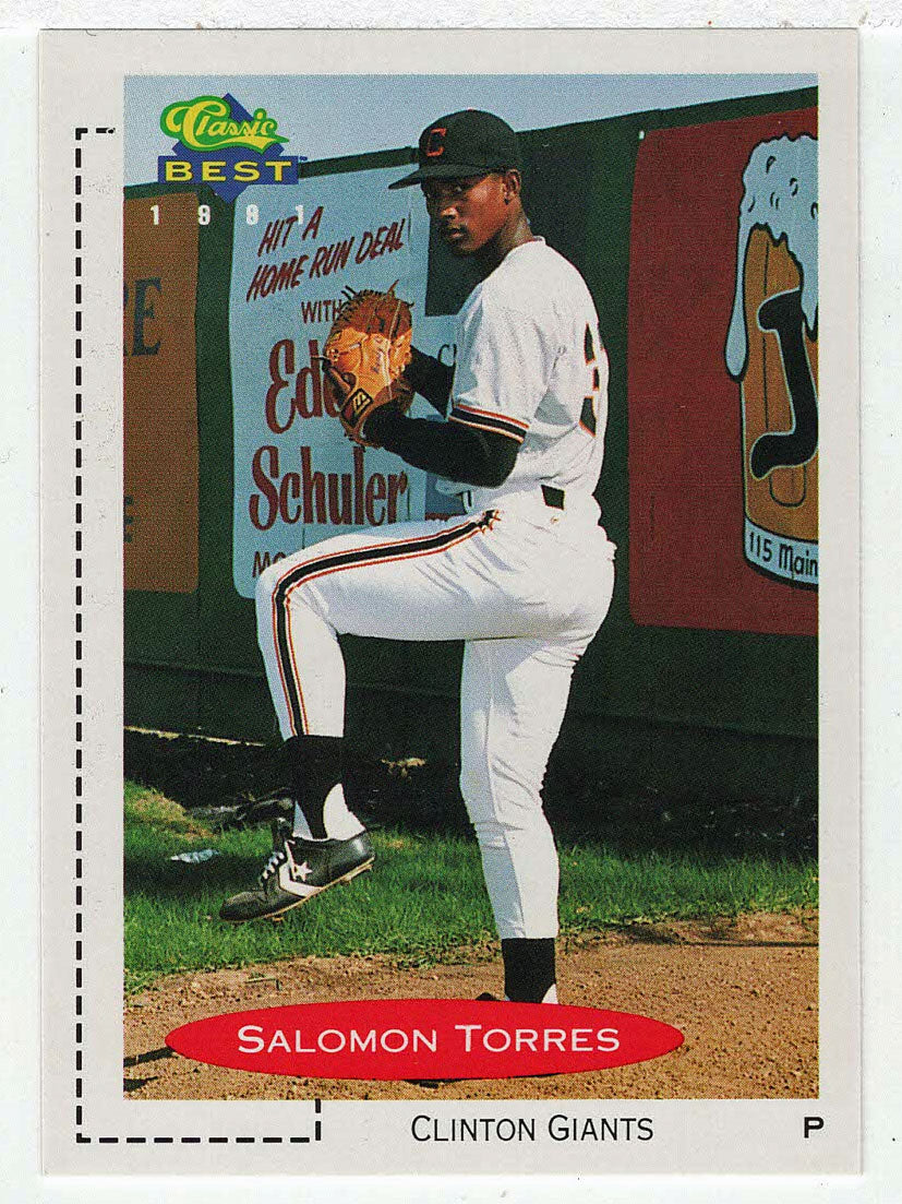 Salomon Torres - Clinton Giants (MLB - Minor League Baseball Card) 1991 Classic Best # 324 Mint