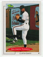 Salomon Torres - Clinton Giants (MLB - Minor League Baseball Card) 1991 Classic Best # 324 Mint