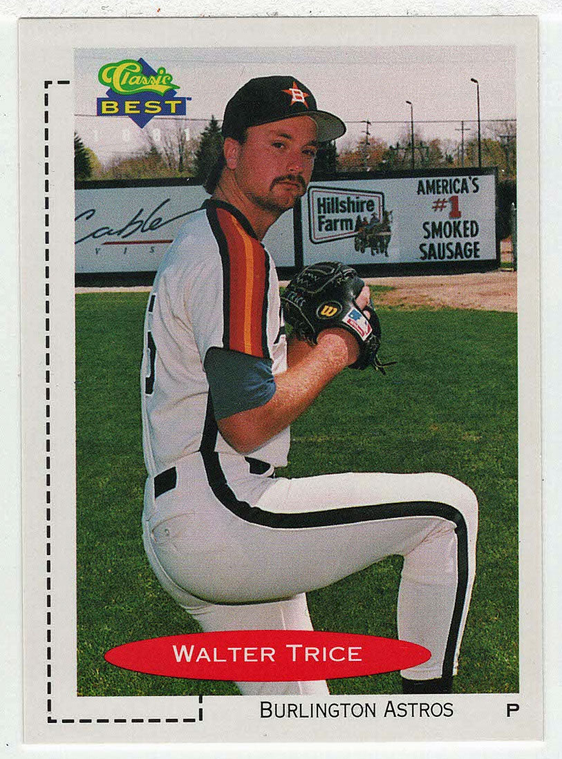Walter Trice - Burlington Astros (MLB - Minor League Baseball Card) 1991 Classic Best # 326 Mint