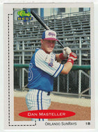 Dan Masteller - Orlando Sun Rays (MLB - Minor League Baseball Card) 1991 Classic Best # 330 Mint