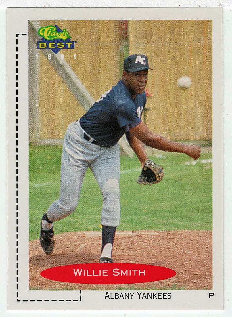 Willie Smith - Albany-Colonie Yankees (MLB - Minor League Baseball Card) 1991 Classic Best # 332 Mint
