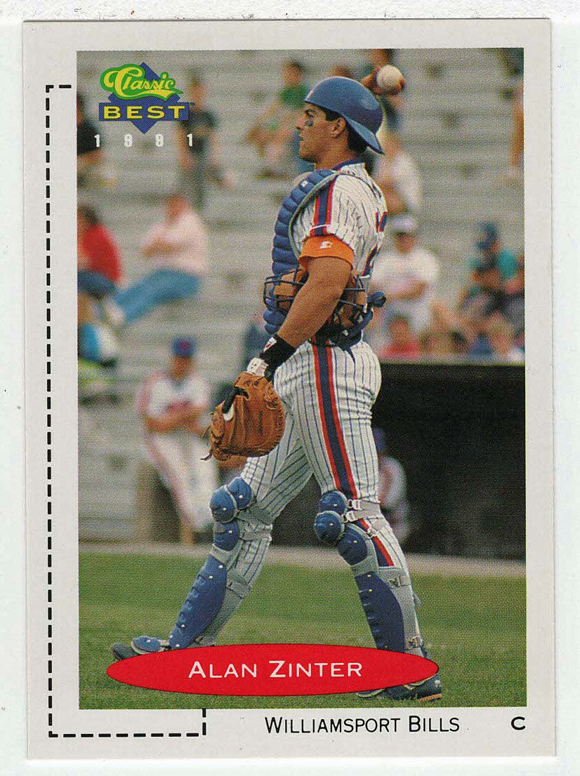 Alan Zinter - Williamsport Bills (MLB - Minor League Baseball Card) 1991 Classic Best # 334 Mint