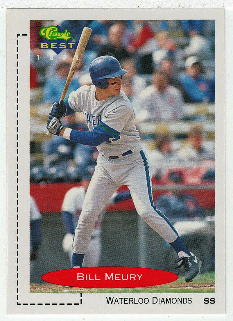 Bill Meury - Waterloo Diamonds (MLB - Minor League Baseball Card) 1991 Classic Best # 339 Mint