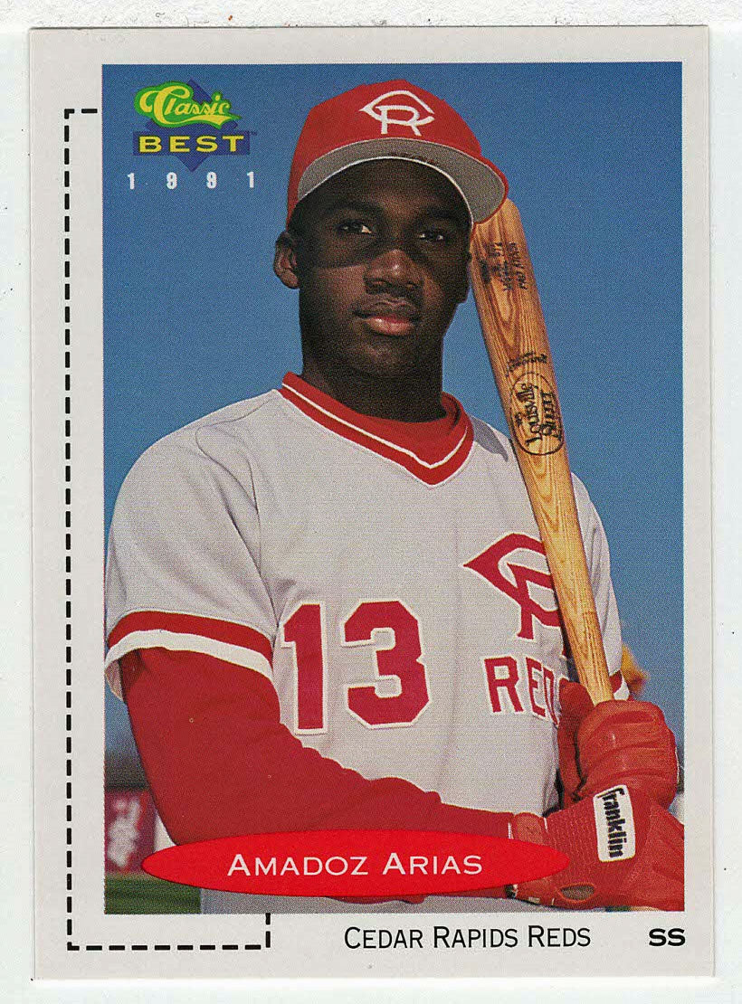 Amador Arias - Cedar Rapids Reds (MLB - Minor League Baseball Card) 1991 Classic Best # 340 Mint