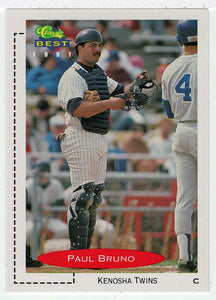 Paul Bruno - Kenosha Twins (MLB - Minor League Baseball Card) 1991 Classic Best # 343 Mint