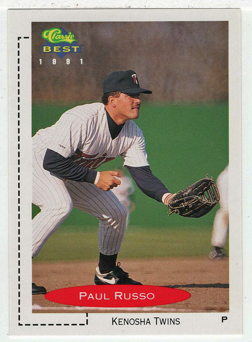 Paul Russo - Kenosha Twins (MLB - Minor League Baseball Card) 1991 Classic Best # 344 Mint