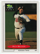 Rich Becker - Kenosha Twins (MLB - Minor League Baseball Card) 1991 Classic Best # 345 Mint