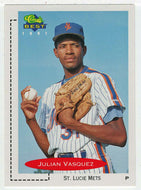 Julian Vasquez - St. Lucie Mets (MLB - Minor League Baseball Card) 1991 Classic Best # 359 Mint