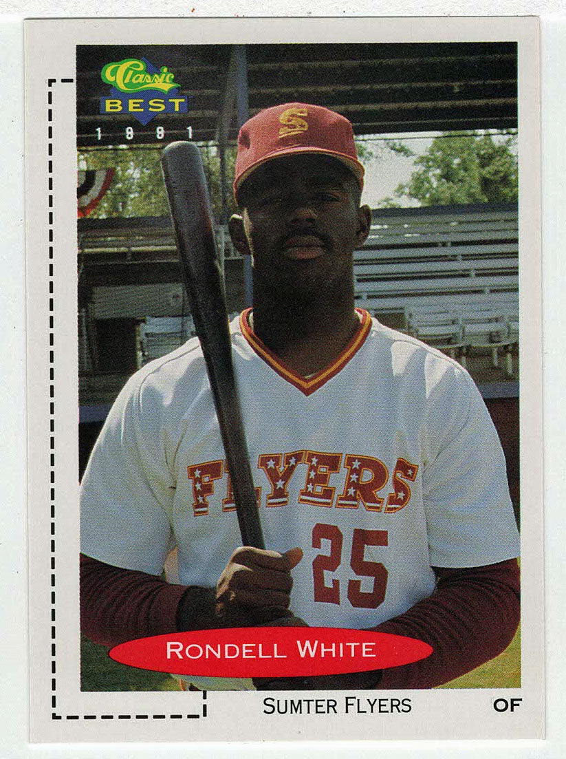 Rondell White - Sumter Flyers (MLB - Minor League Baseball Card) 1991 Classic Best # 360 Mint