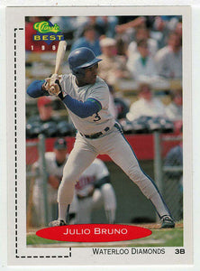 Julio Bruno - Waterloo Diamonds (MLB - Minor League Baseball Card) 1991 Classic Best # 367 Mint