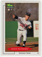 Jason Klonoski - Kenosha Twins (MLB - Minor League Baseball Card) 1991 Classic Best # 370 Mint