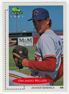 Orlando Miller - Jackson Generals (MLB - Minor League Baseball Card) 1991 Classic Best # 377 Mint
