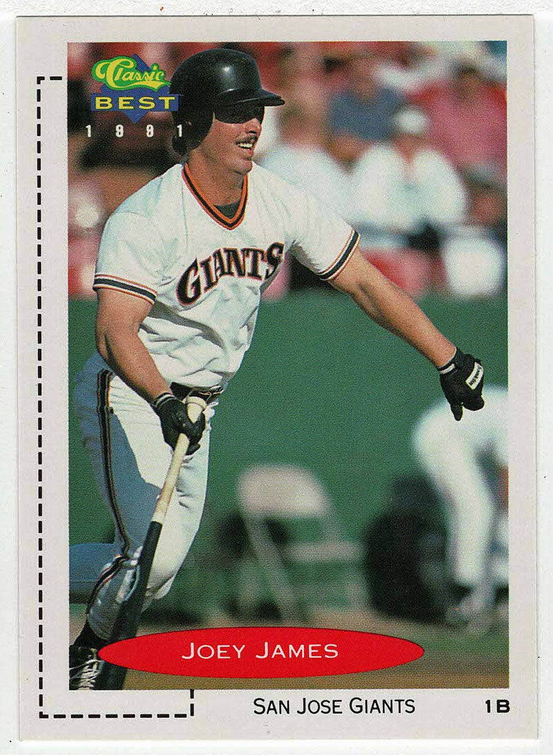 Joey James - San Jose Giants (MLB - Minor League Baseball Card) 1991 Classic Best # 378 Mint
