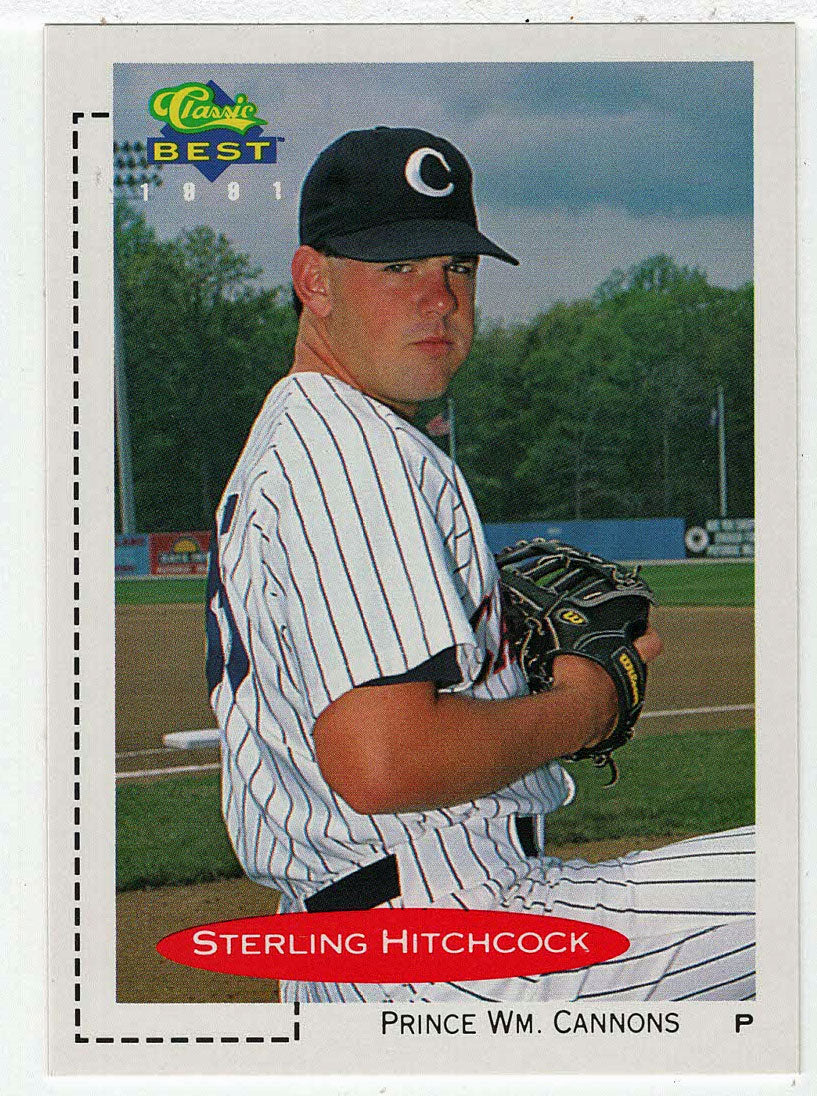 Sterling Hitchcock - Prince William Cannons (MLB - Minor League Baseball Card) 1991 Classic Best # 385 Mint