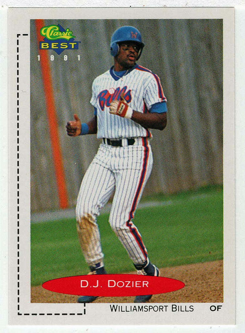 D.J. Dozier - Williamsport Bills (MLB - Minor League Baseball Card) 1991 Classic Best # 387 Mint