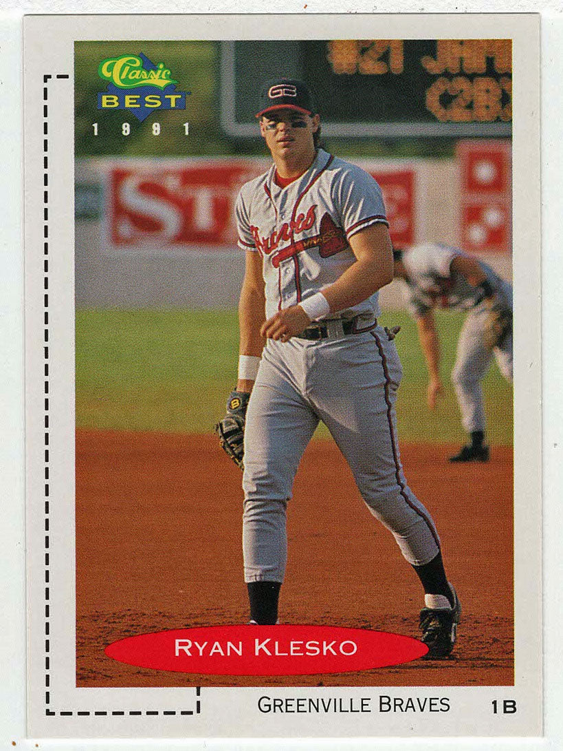 Ryan Klesko - Greenville Braves (MLB - Minor League Baseball Card) 1991 Classic Best # 388 Mint