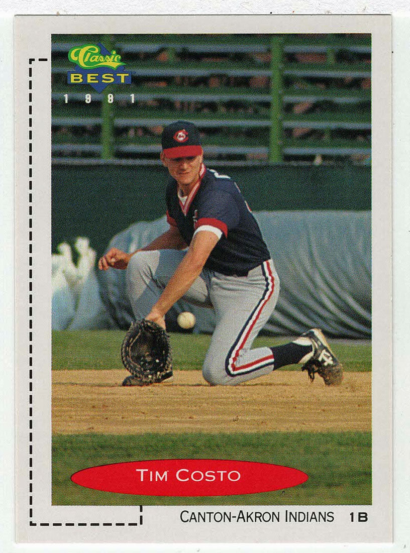 Tim Costo - Canton-Akron Indians (MLB - Minor League Baseball Card) 1991 Classic Best # 389 Mint