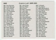 Checklist # 5 (MLB - Minor League Baseball Card) 1991 Classic Best # 395 Mint