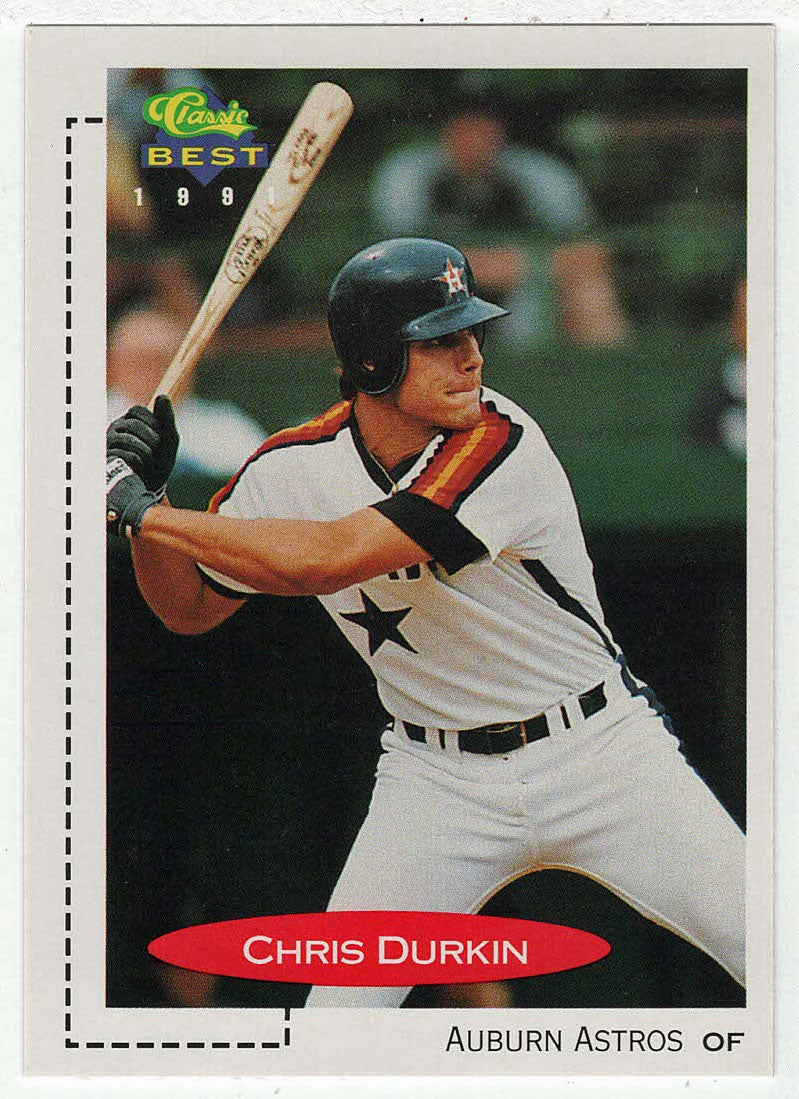 Chris Durkin - Auburn Astros (MLB - Minor League Baseball Card) 1991 Classic Best # 410 Mint