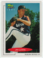 Jim Lewis - Auburn Astros (MLB - Minor League Baseball Card) 1991 Classic Best # 411 Mint