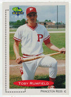 Toby Rumfield - Princeton Reds (MLB - Minor League Baseball Card) 1991 Classic Best # 413 Mint