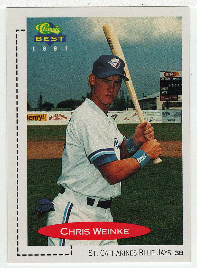 Chris Weinke - St. Catharines Blue Jays (MLB - Minor League Baseball Card) 1991 Classic Best # 419 Mint